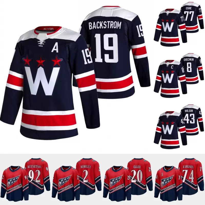 

Washington Darcy Kuemper Capitals Jersey Alex Ovechkin John Carlson Tom Wilson T.J. Oshie Evgeny Kuznetsov Nicklas Backstrom Dylan Strome Ga, Youth navy s-xl