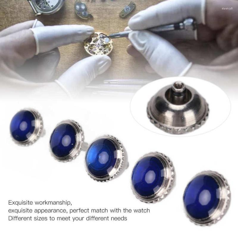 

Watch Repair Kits 5Pcs 5.5-7.5mm Steel Crown Replacement Heads Parts Tool Accessory For Watchmaker