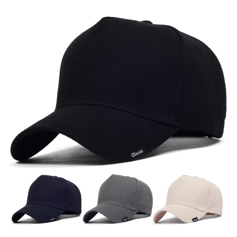 

Truck high top men's big head baseball cap spring and autumn tide brand duck tongue hat summer visor increased sun protection218U