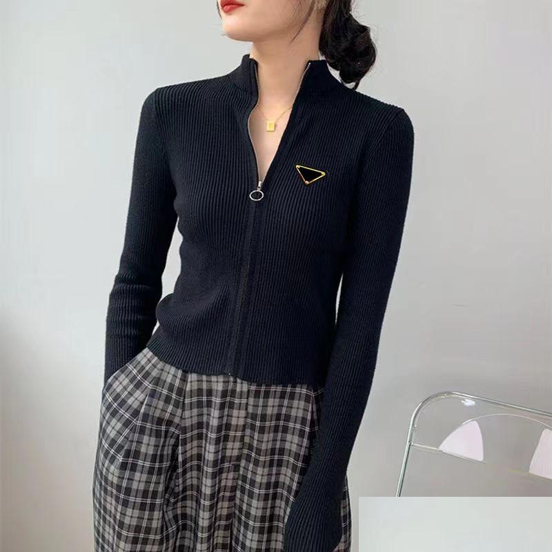 

Women' Knits Tees Womens Knits Tees Women Tops Cardigan Sweater With Zippers Short Style Lady Slim Jumpers Shirt Design -Xl Drop D Dhv4F, Bag