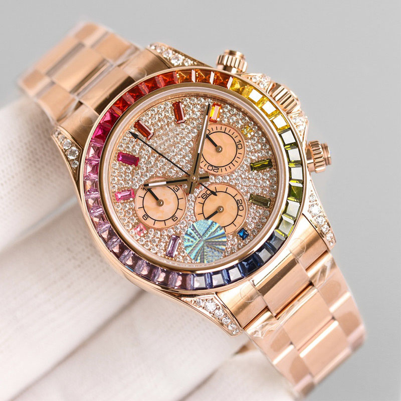 Diamond Watch Mens Watch Automatic Mechanical Watch Stainless Steel Strap WristWatch Waterproof Design Montre de luxe Shinny watch-image-727367325