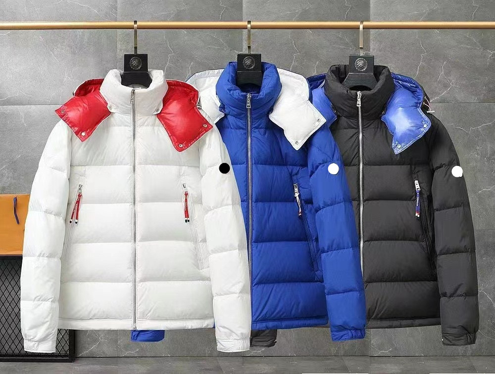 

Men's Down maya embroidered lettering puffer Outdoor Jackets With Zippers women's Hooded Outwears Casular Brand mens designer coat, Supplement (not shipped separately)