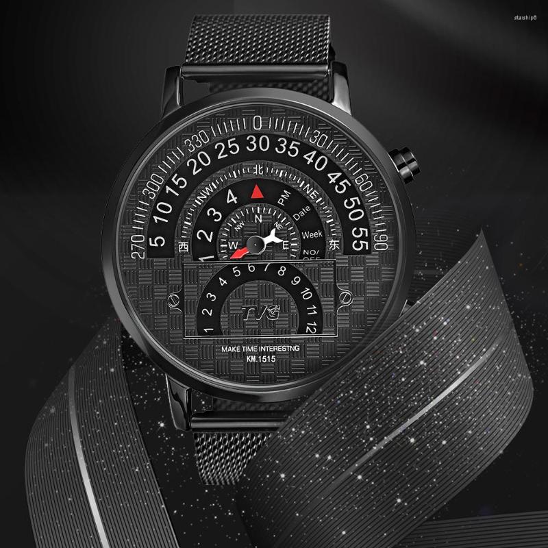 

Wristwatches Men's Digital Watch TVG Outdoor Adventure Binary Display Military Casual Business Watches, Km-1515bb