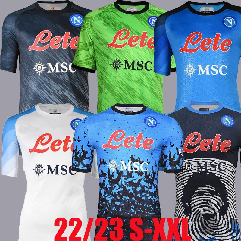 

21 22 23 SSC Napoli Soccer Jerseys HALLOWEEN Simeone LOZANO OSIMHEN ZIELINSKI LIMITED EDITION Football Shirt RRAHMANI MARADONA 2022 ANGUISSA Olivera men kids kit