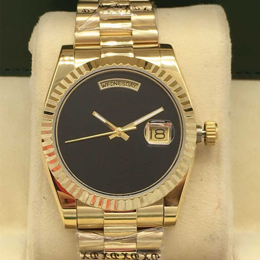 

Wristwatches Luxury digner classic fashion automatic mechanical watch size 36mm Ceramic ring sapphire glass waterproof function
