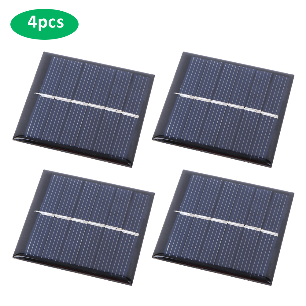 

4PCS 3V 168mA Solar Panel DIY Material Outdoor Emergency Charger Portable Power Supply