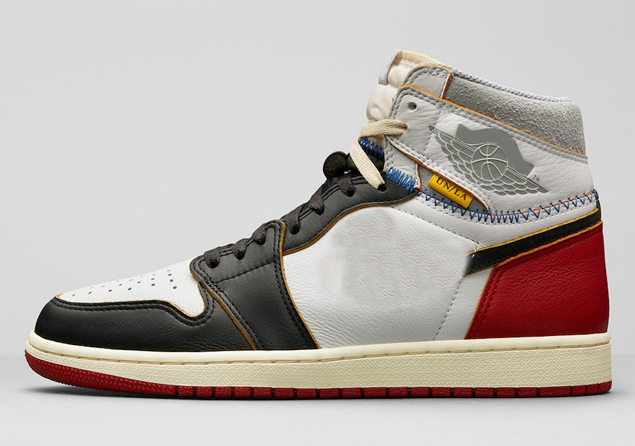 

2022 Authentic Union Basketball Shoes 1 High OG NRG LA Black Toe White Blue Varsity Red Men Women Outdoor Sports Sneakers With Original box