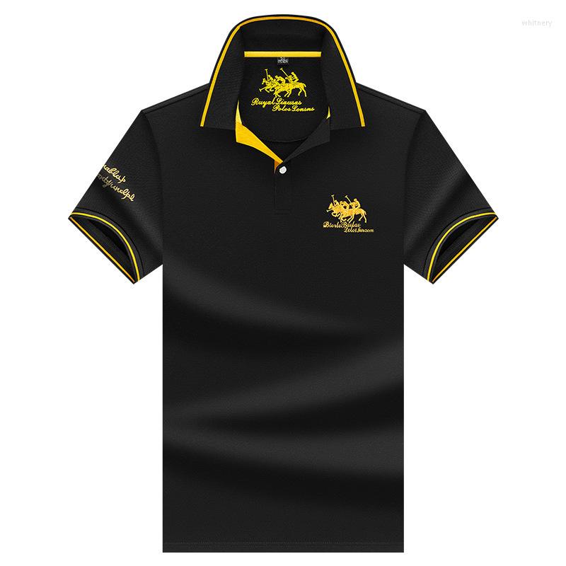 Polos pour hommes 2022 décontracté à manches courtes POLO affaires pur coton broderie Style haut été qualité