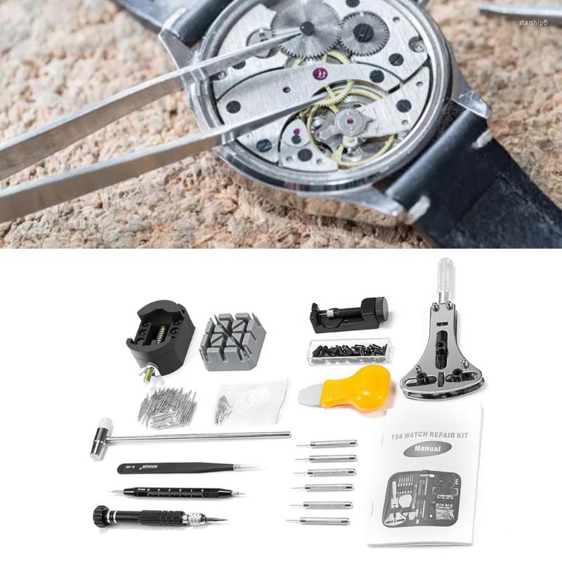 

Watch Repair Kits 153 Pcs Kit Professional Spring Bar Tool Set Battery Replacem
