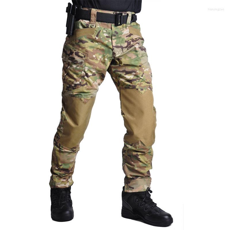 

Men' Pants 2022 Outdoor Trekking Training Hiking Camping Tactical Waterproof Camouflage Fishing Hunting With Pockets For Men, Photo colour 1 pc