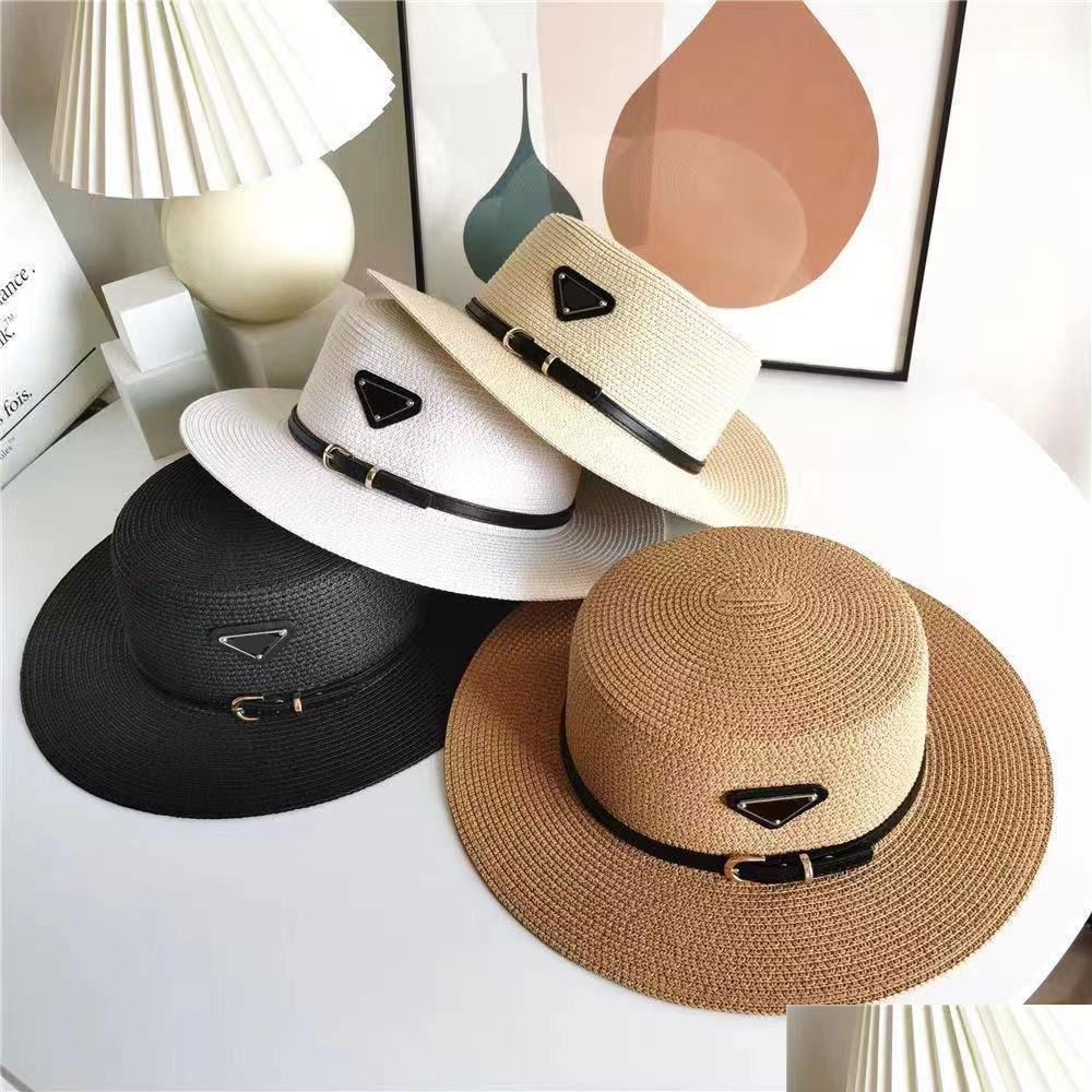 

Ball Caps New Luxury St Hat For Men And Women With The Same Travel Sunscreen Belt Buckle Sun Sunshade 14 Models Can Be Drop Delivery Dhtvl