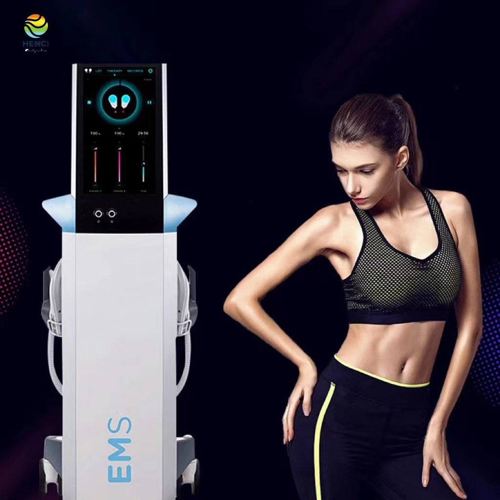 

2022 ems slimming pro electronic muscle stimulator ems sculpting machine massager body sculpt device vibration fat reducer