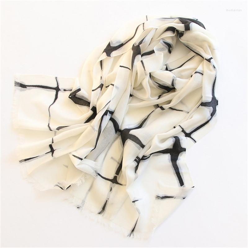 

Scarves Fashion Cashmere Women Plaid Thin Scarfs Shawl Pashmina 70x200cm Grey 4color