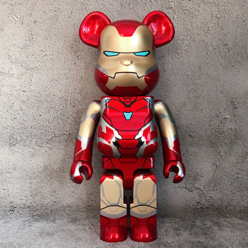 

Bearbrick 400% bear Movie Games Figures decoration hand-made building block bear doll model
