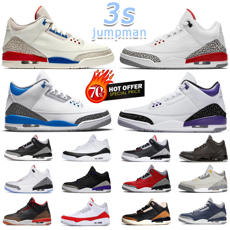 

OG jumpman 3s basketball shoes 3 Mens trainers Women sports sneakers New Style of Midnight Navy Sport Blue EUR 40-47, #1 dark iris 36-47
