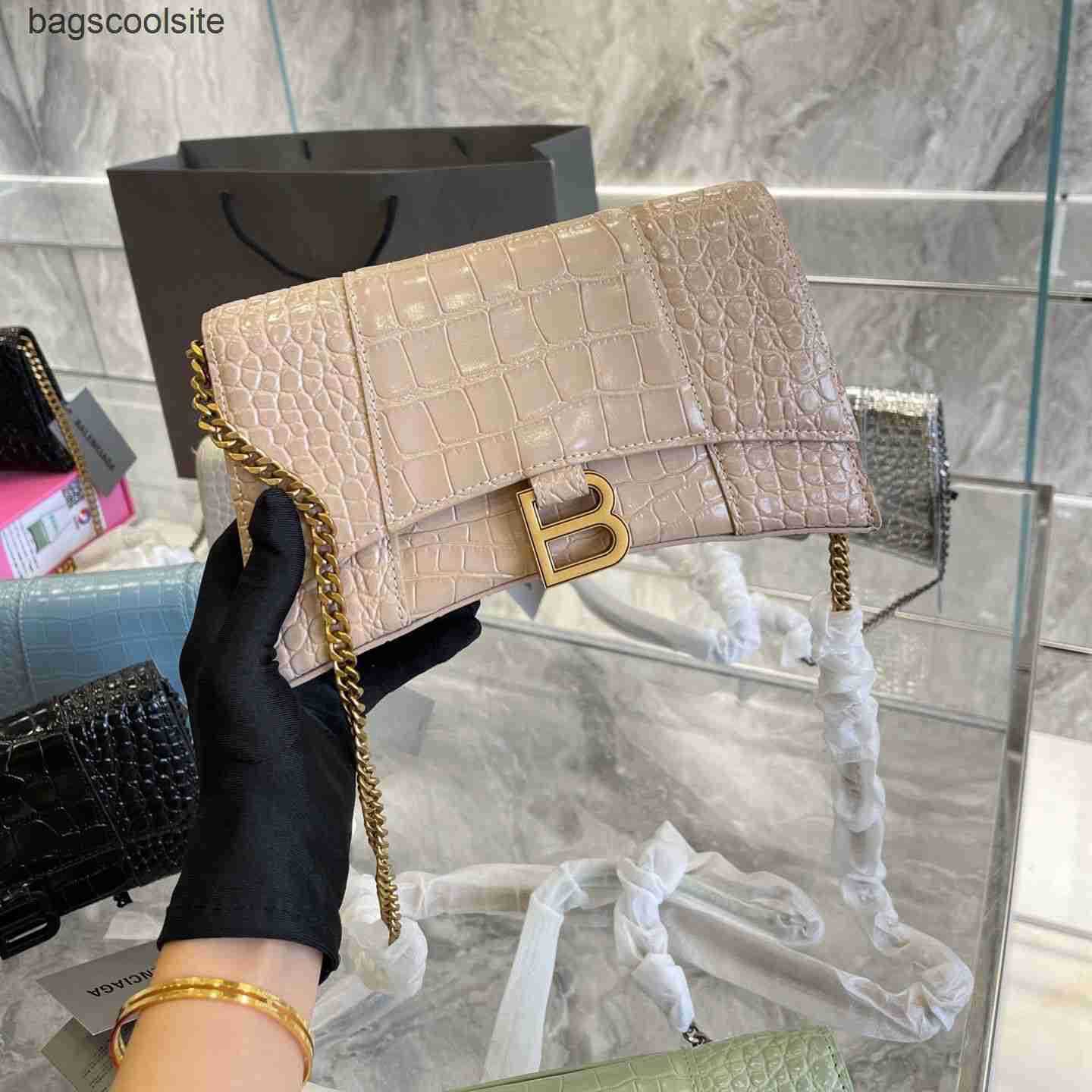 

Balencigas Balencaigaity Xs Chain Bags Shoulder Moon Designer Plain Crocodile Women Handbag 2023 Hourglass Crossbody Balenciga Balencaigaity, Sky blue