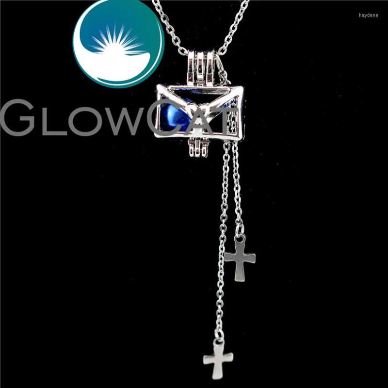 

Pendant Necklaces 601 Cross Tassel Lover Letter Oyster Pearl Cage Essential Oil Diffuser Beads Locket NecklacePendant