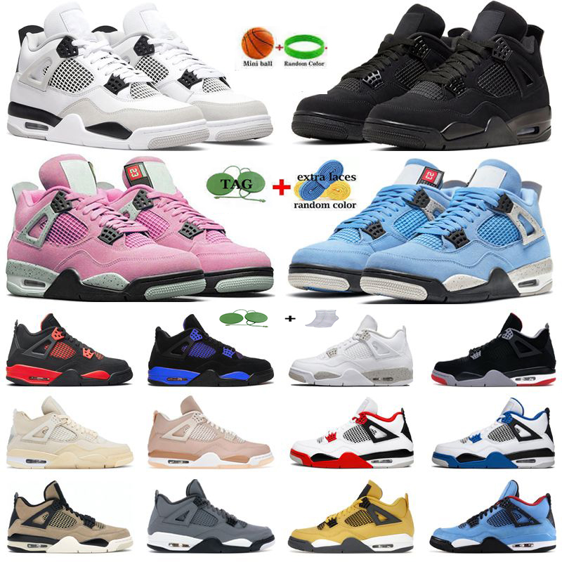 

Plush Black 4 Basketball Shoes 4s Mens Ttop Oreo Obsidian Womens UNC Fearless TURBO GREEN Backboard PHANTOM GYM RED Winter Zapotos Sports, Color 19