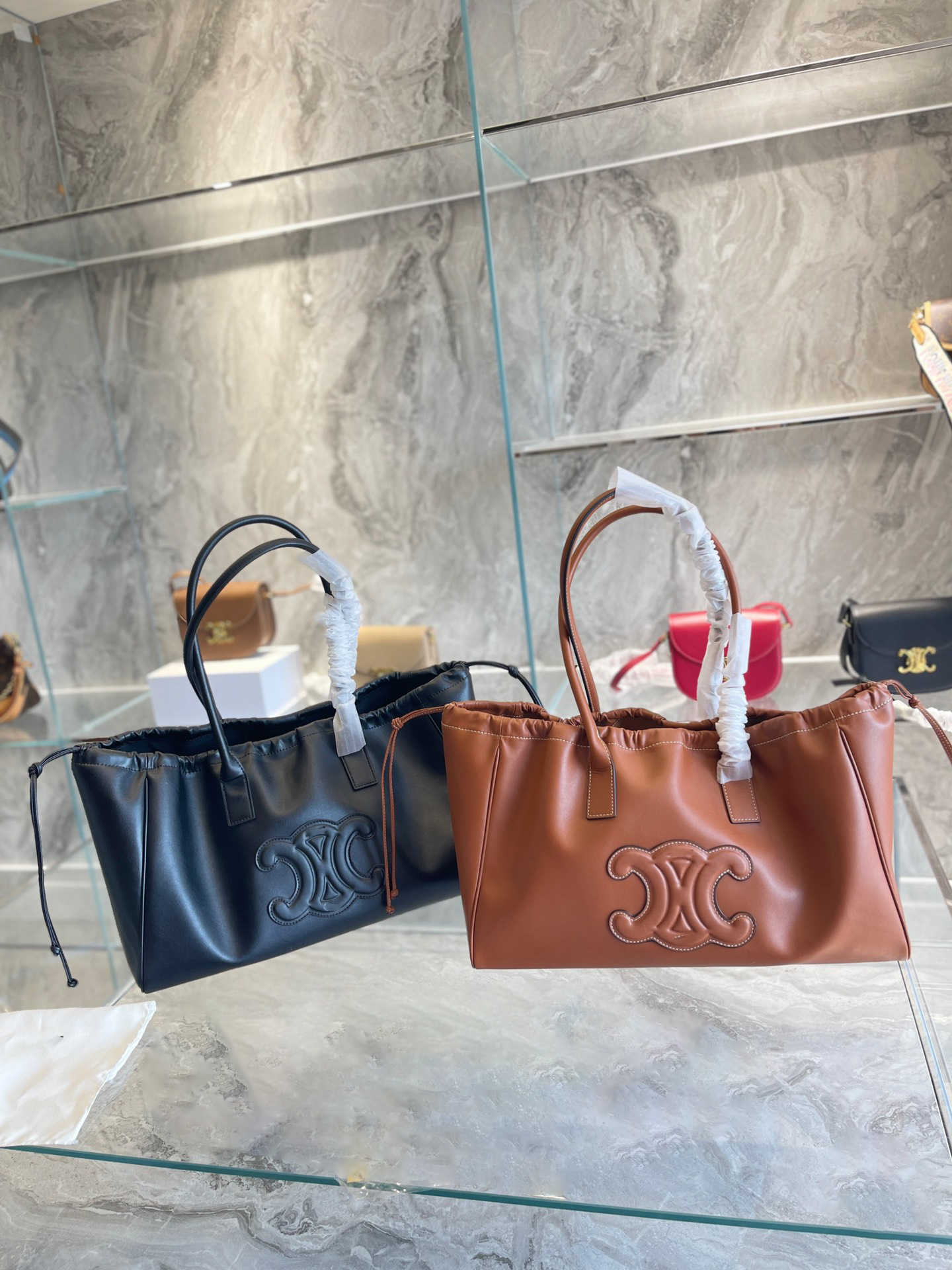 

Designer Women Capucines CC Bag Leather Handle Shoulder Tote Purse Crossbody MM Black Red Yellow Green Wallet Bags, Box