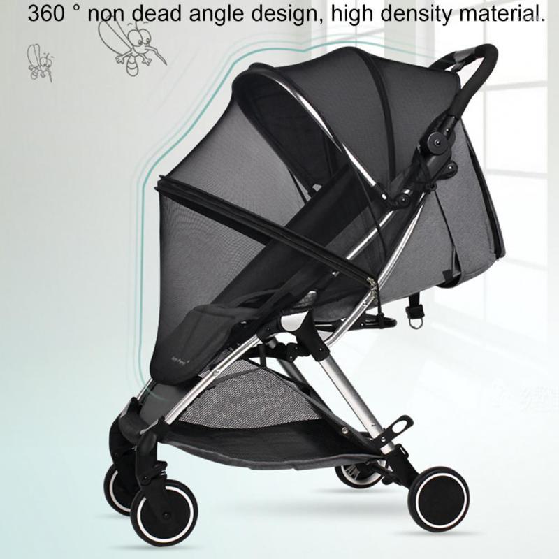 

Stroller Parts Mosquito Net Zipper Closure Comprehensive Protection High Density Insect Netting For Infants Baby Supplies