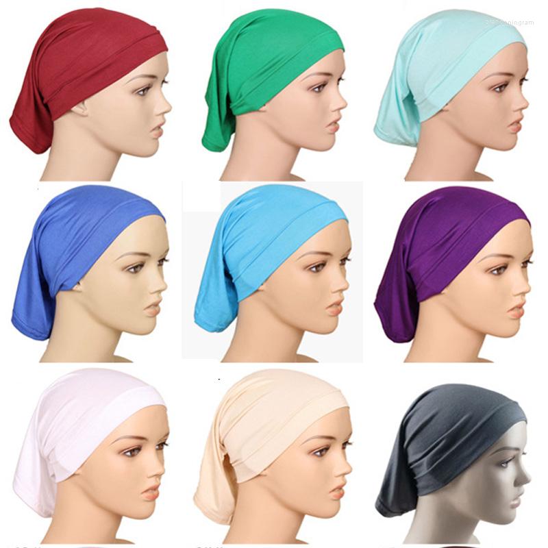 

Scarves Under Scarf Hijab Tube Bonnet Bone Chemo Hat Cotton Head Cover Inner Caps Women Muslim Hijabs Cap Underscarf Turban Mujer