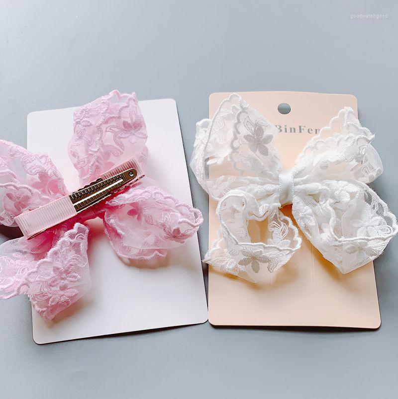 

Headpieces Children's Lace Press Clip Simple Fashion Hairpin