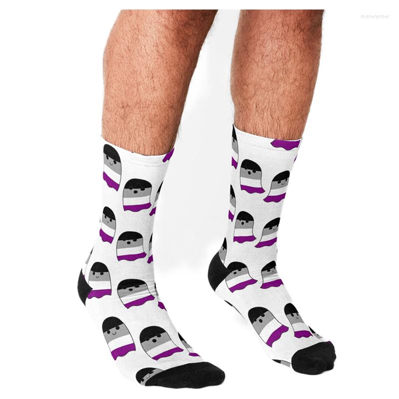 

Men's Socks Funny Men Asexual Ghosts Harajuku Happy Halloween Hip Hop Novelty Skateboard Cute Boys Crew Casual Crazy, Picture shown