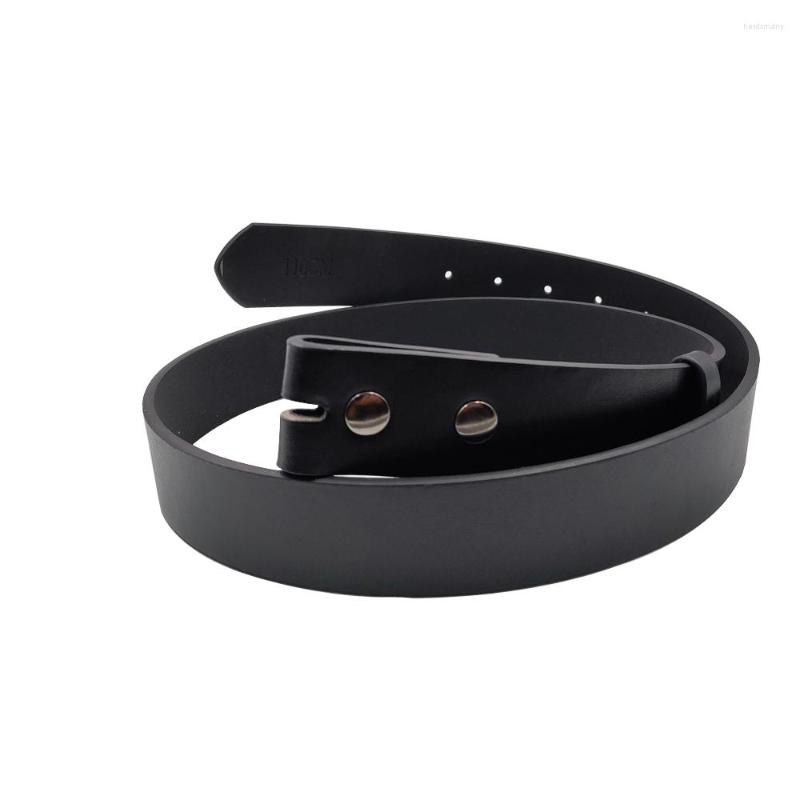 

Belts Ify Drop Double Buckle Design 38mm Black Belt For Men And Women