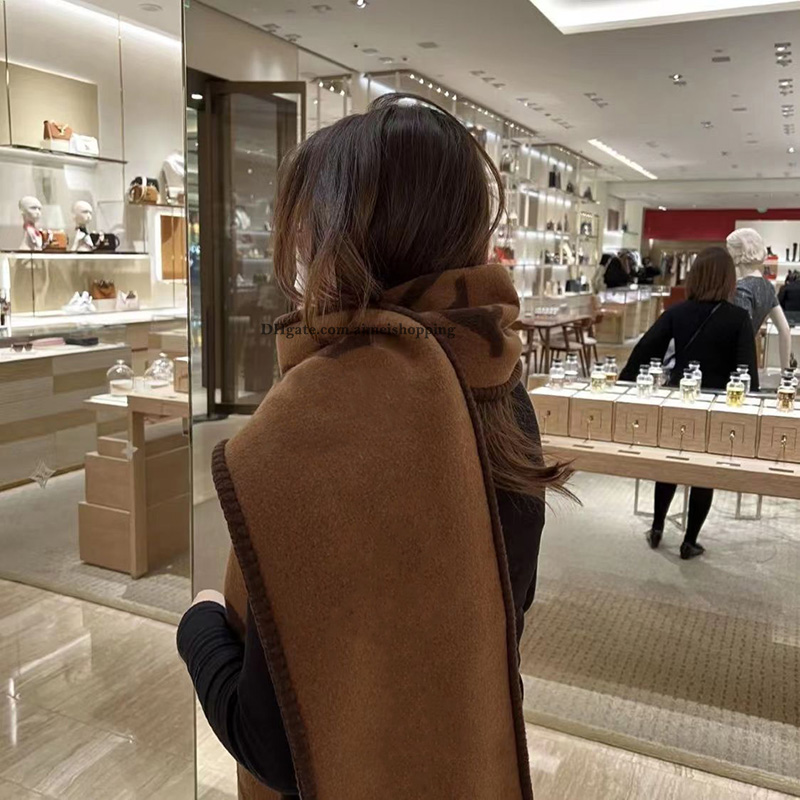 

Designer cashmere shawl scarf Women Men Big Letters stripe Graphic Shawls denim blue suitable soft feel fringe trim soft quality excellent long scarves gift