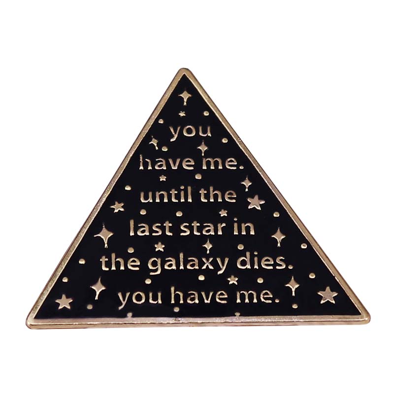 

Other Fashion Accessories Amie Kaufman Jay Kristoff Quote enamel pin space opera epistolary novel Knopf Books brooch