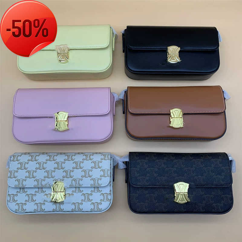 Designer Bag 2022 New Arc De Triomphe Medieval Armpit Bag Female Laohua Box Tofu Fashion Shoulder Portable Women's Factory Direct Sale purses l