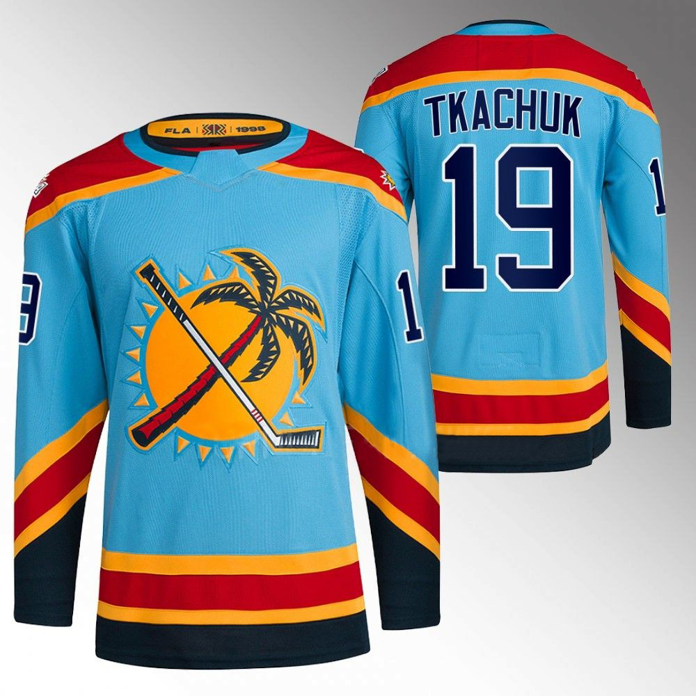 

Florida 2022-23 Reverse Retro Panthers Jersey Matthew Tkachuk Aleksander Barkov Spencer Knight Marc Staal Sam Reinhart Aaron Ekblad Anthony, White(with patch)