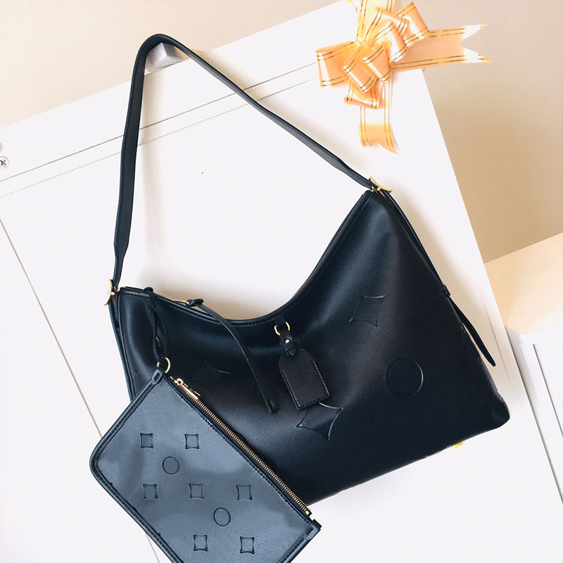 

Large Carryall Handbag Tote Bag Women Armpit Shoulder Bags Removable Zipper Clutch Wallet Magnetic Clasp Large Capacity Pocket Embossed Letter