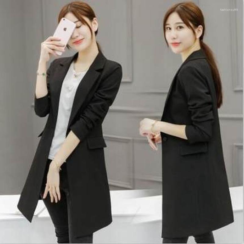 

Women' Jackets 2022 Spring Arrival Women' Fashion Was Thin And Long Sections Slim Suit Jacket
