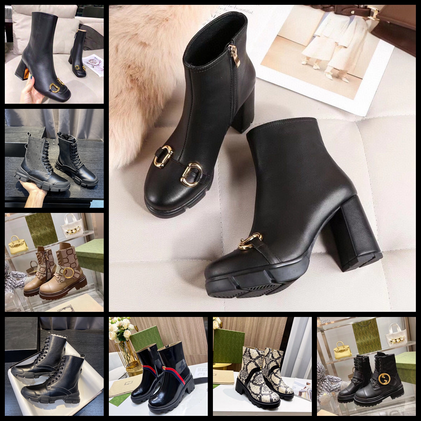 

Designer Boots Paris Luxury Brand Boot Genuine Leather Martin Ankle Booties Woman Short Boot Sneakers Trainers Slipper Sandals by shoebrand W198 07, #11