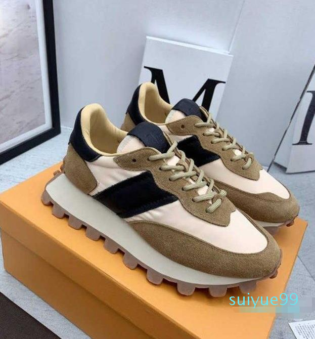 

Casual Shoes Spring and summer potato silk star same style sneakers High leather color blocking breathable versatile running shoes, Gray