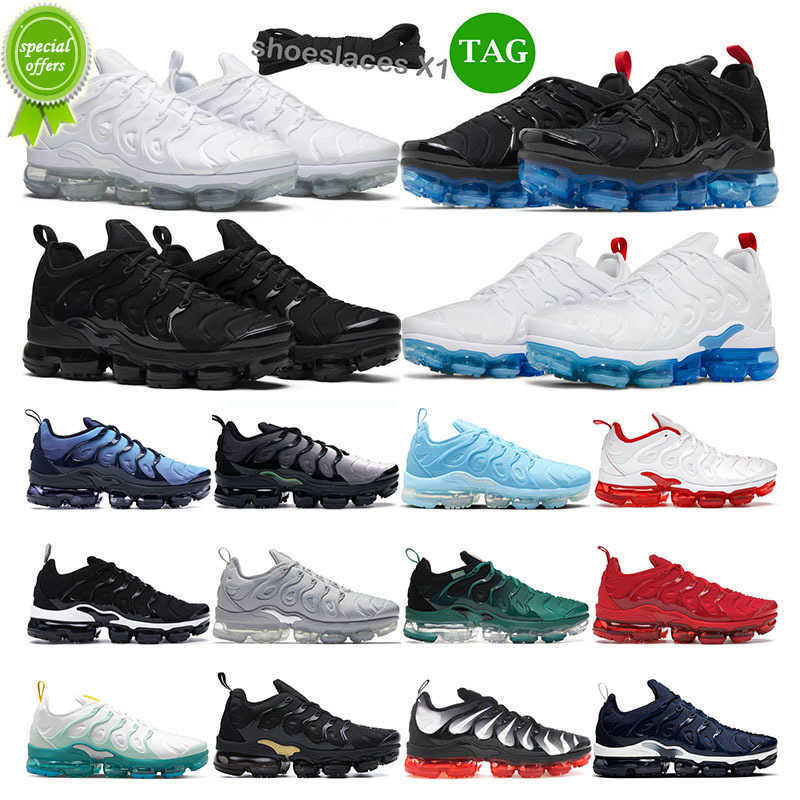 

Running Shoes Sports Sneakers Triple Black White University Blue Tennis Ball Midnight Navy Grape Tn Plus Men Womens Max For Vapor, 15