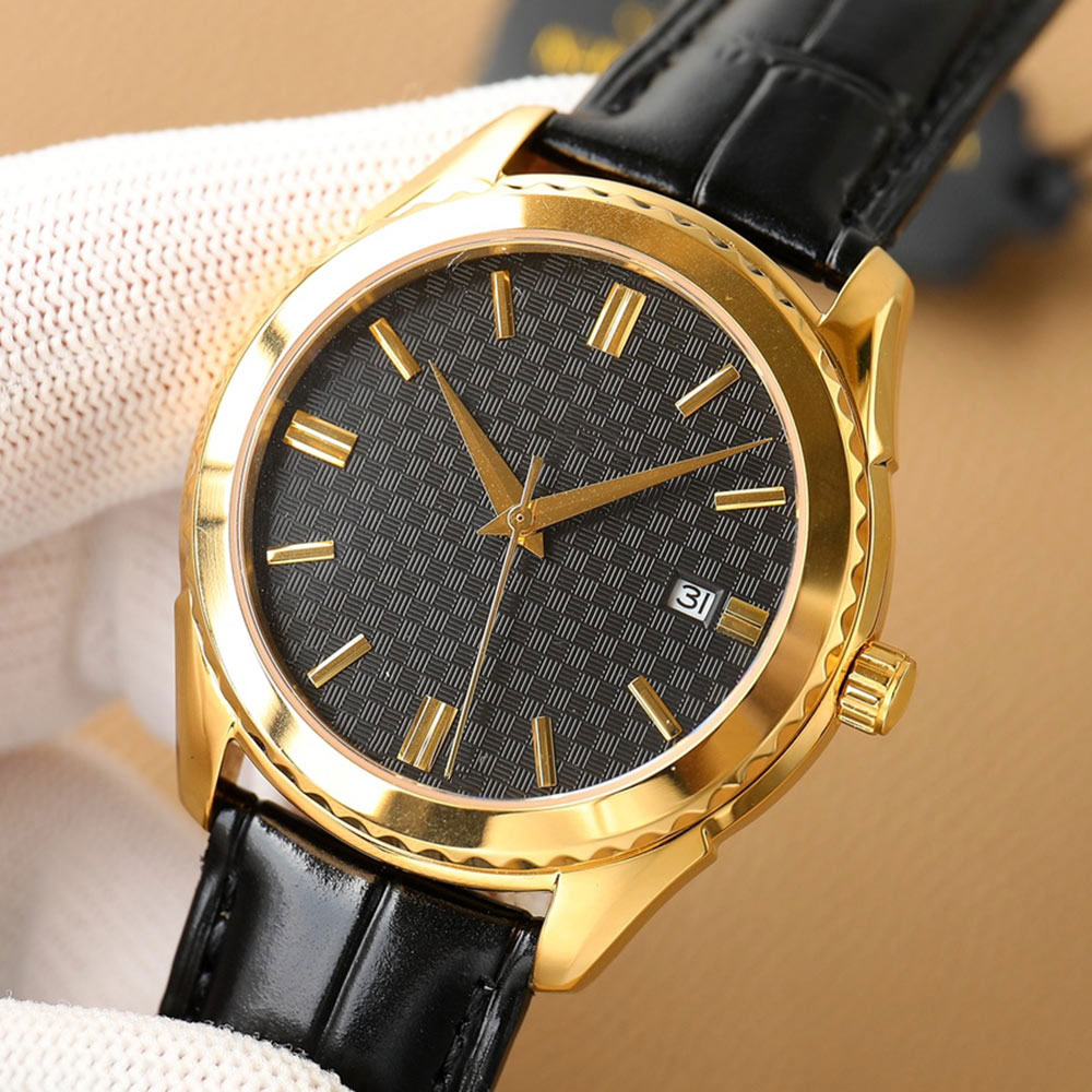 

Watch Mens Watch Automatic Mechanical Movement Watches Sapphire 40MM Business Wristwatches Super Waterproof 100m Cowhide Strap Montre de Luxe, Colour 2
