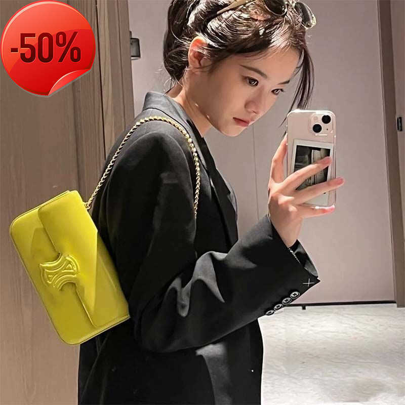 

Designer Bags 2022 New Triumphal Arch Chain Bag Women's Premium One Shoulder Messenger Tofu Hand-held Armpit Uette Factory Direct Sale Low price Promotion, Black