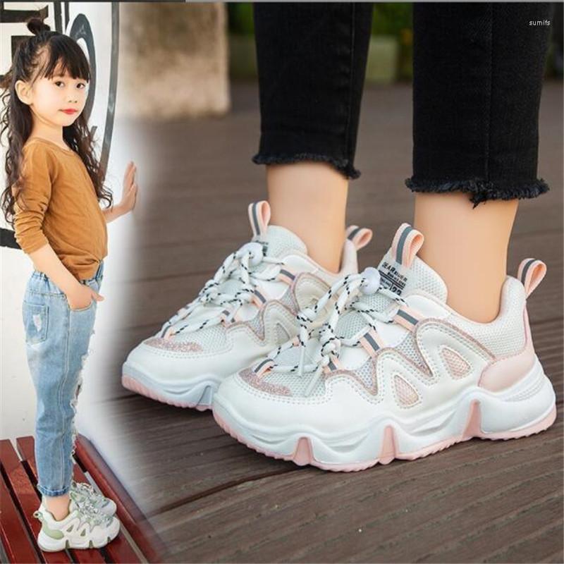 

Shorts Size 26-37 Baby Toddler Shoes For Boys Girls Breathable Mesh Little Kids Casual Sneakers Non-slip Children Sport Tenis, Green