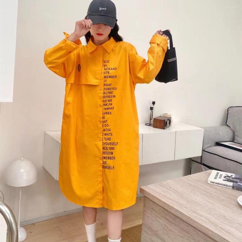 

Women's Jackets Novelty Patchwork Letter Shirt Outfit Women Button Down Thin Cardigan For Spring Autumn Long Style Tops, Black