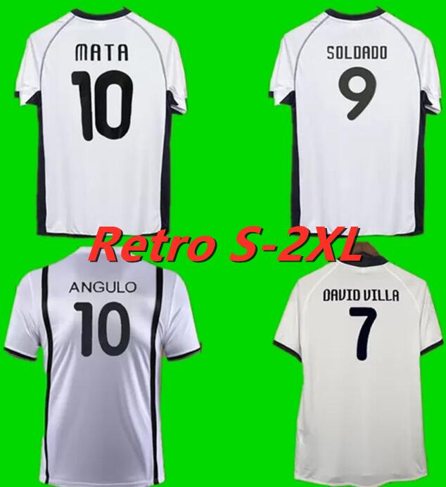 

2001 2010 2011 Valencia VICENTE MENDIETA Mens Retro Soccer Jerseys 10 11 SILVA 06 07 EDU Home White Away Black RETRO MATA Football Shirt Short Sleeve, Fg2093 2003 2004 home