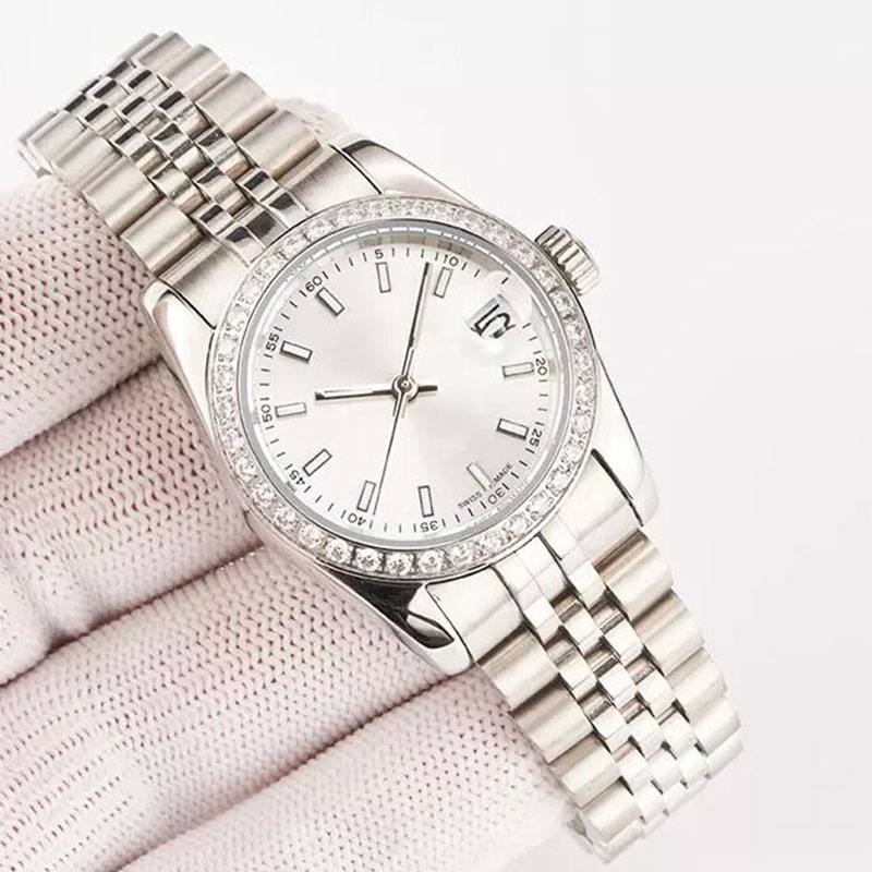 montres pour femmes Montre automatique de créateur de diamants Montre en acier inoxydable imitation luxe 36 / 41mm Résistant à l'eau Lumineux rel