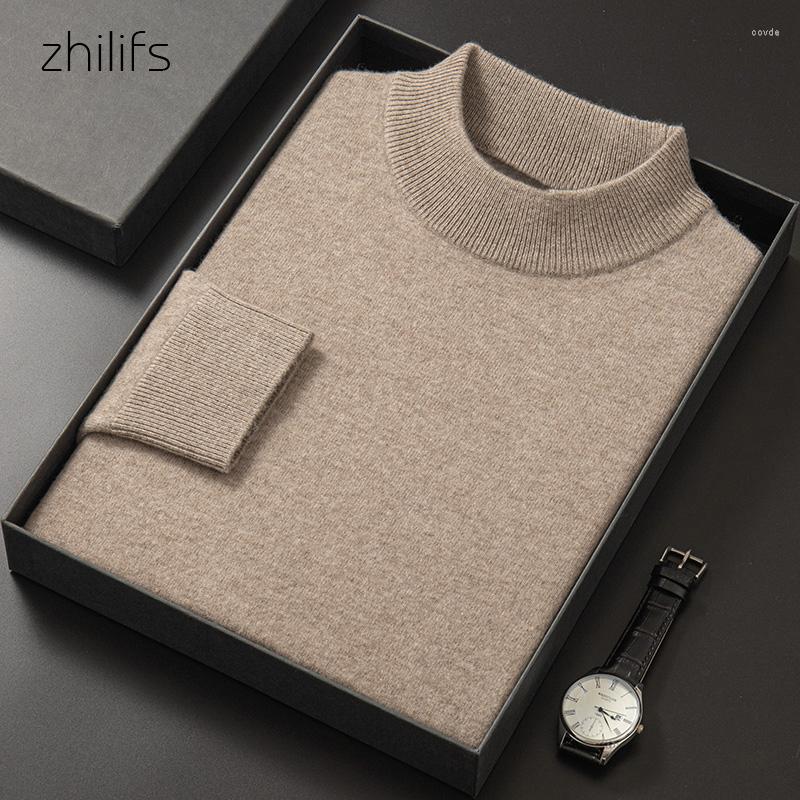 

Men' Sweaters Men 100 Cashmere Sweater 2022 Men' Casual Winter Knit Warm Half Turtleneck Pullover Coat Outerwear Mens And Pullo, Black