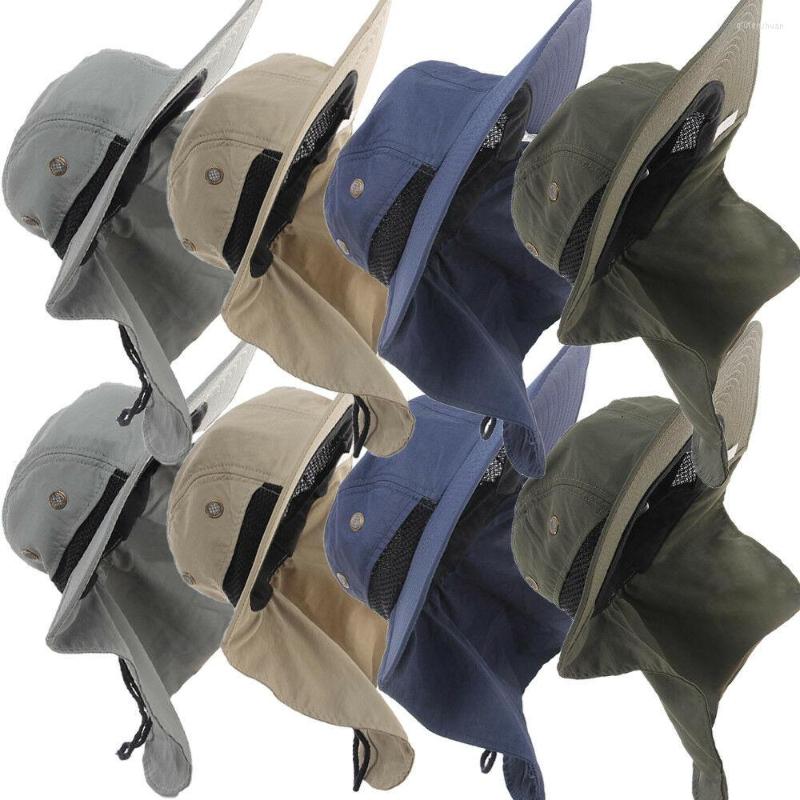 

Berets Solid Casual Outdoor Unisex Brim Sun Block Quick Drying Fishing Cap Climbing Bucket Hat Bob Comfortable, Green