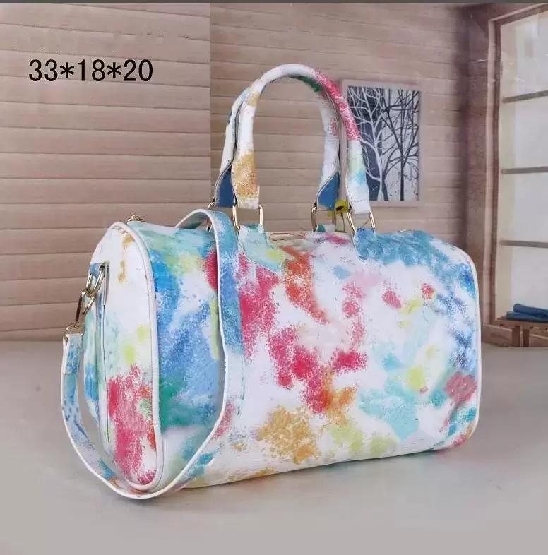 

2022 Designer Women Speedy Bags Travel Tote Handbag Large Capacity Men Outdoor Luggage Duffel Handbags Shoulder Crossbody Bag Purse PU Leather Unisex, #3