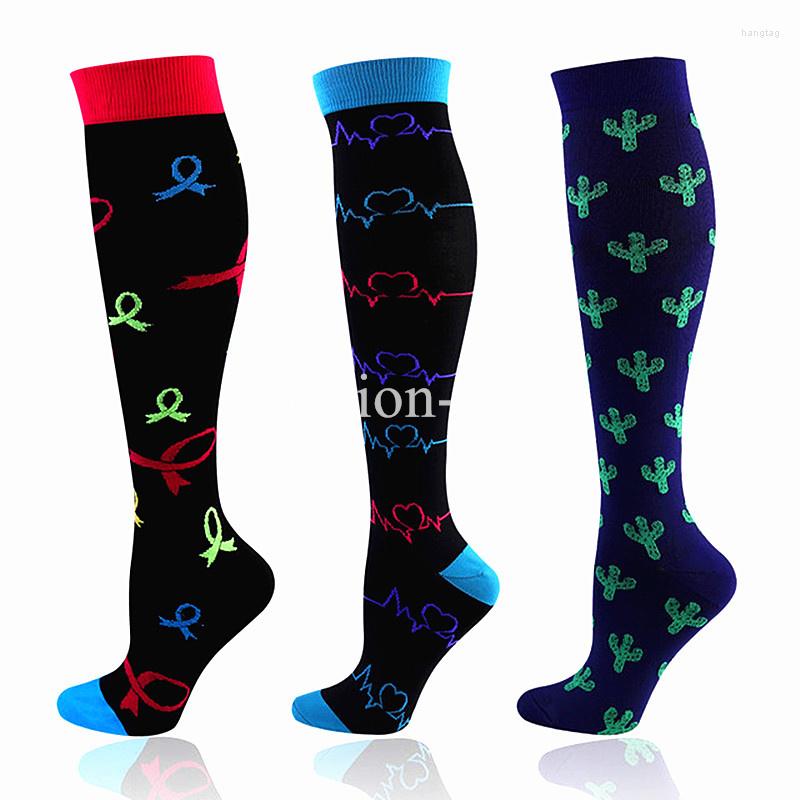 

Men's Socks Compression Stockings Varicose Veins Nursing Pregnancy Edema Diabetes 20-30 Mmhg Knee High Sport, Fys001-14
