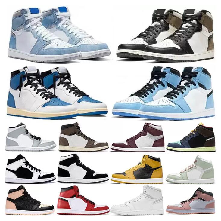 

2023 University Blue 1 Og Basketball Shoes Jumpman 1S High Dark Mocha Unc Light Smoke Grey Hyper Chicago Patent Bred Royal Toe Men Women Trainers Sneakers Size 36-46, Please contact us