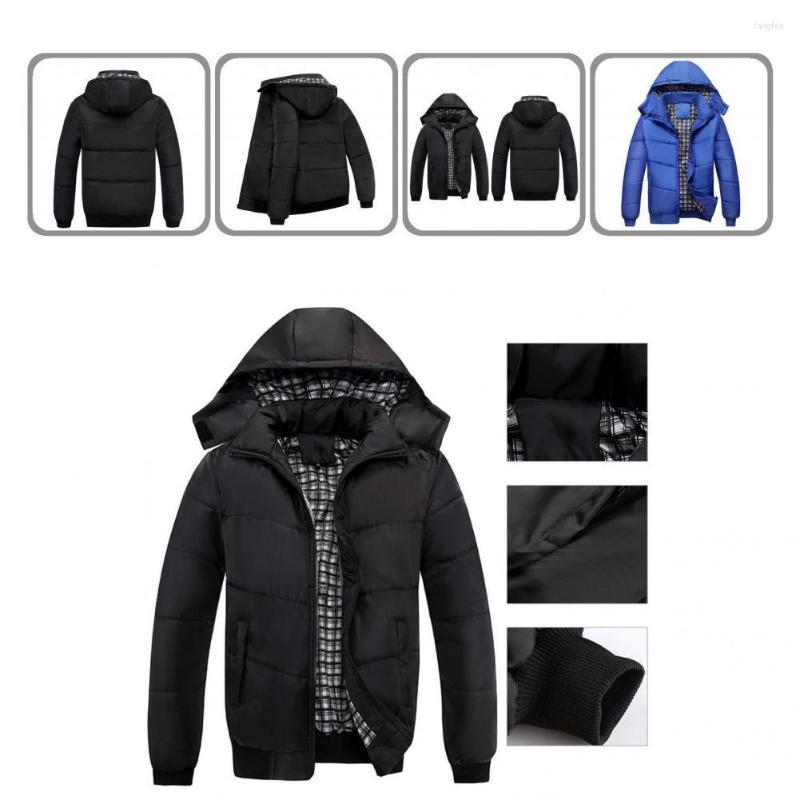 

Men's Down Hooded Fabulous Slim Winter Coat Thick Jacket Smooth For Dating, Red