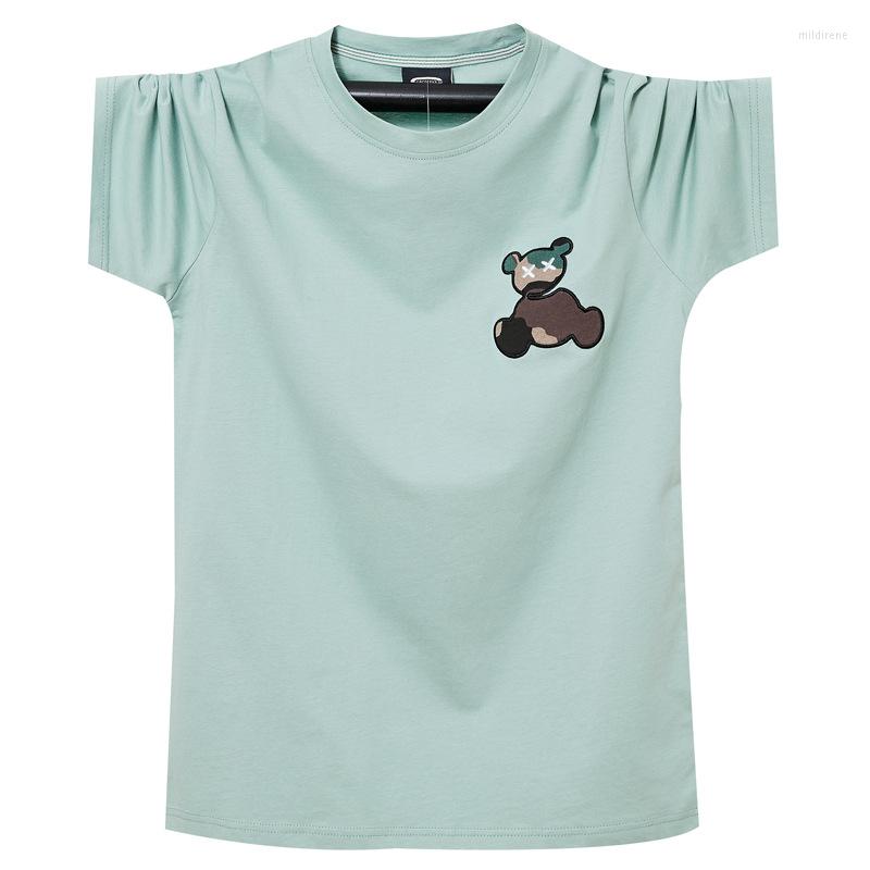 

Men's T Shirts Arrival Fashion Large Cotton Mens Short Sleeve O-neck Casual Knitted Summer Tshirt Men Plus Size S M  XL2XL 3XL 4XL 5XL 6XL